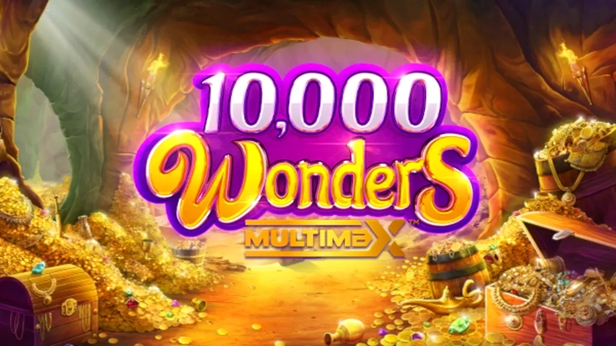 Cena temática do slot 10,000 Wonders Multimax